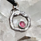 Molten Pendant with Pink Tourmaline #01