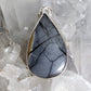 Picasso Jasper and Sterling Silver Pendant with Bird Cut Out