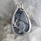 Picasso Jasper and Sterling Silver Pendant with Bird Cut Out