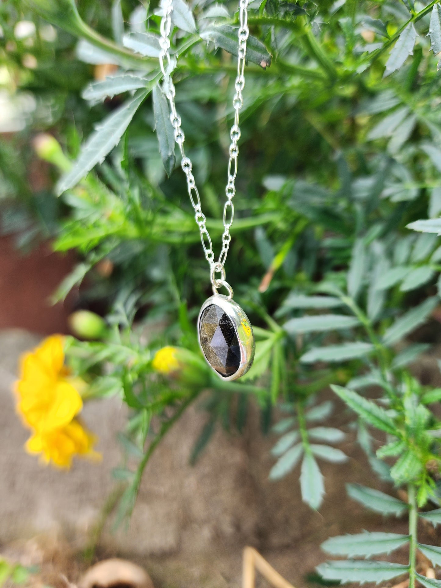 Goldsheen Obsidian Pendant