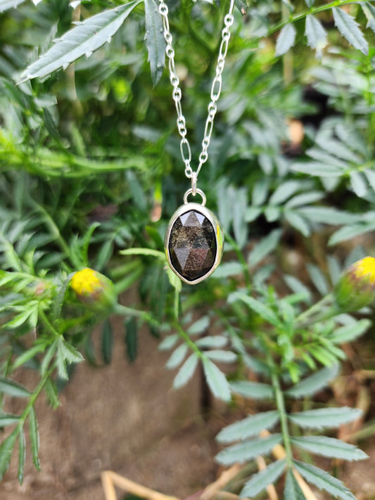 Goldsheen Obsidian Pendant