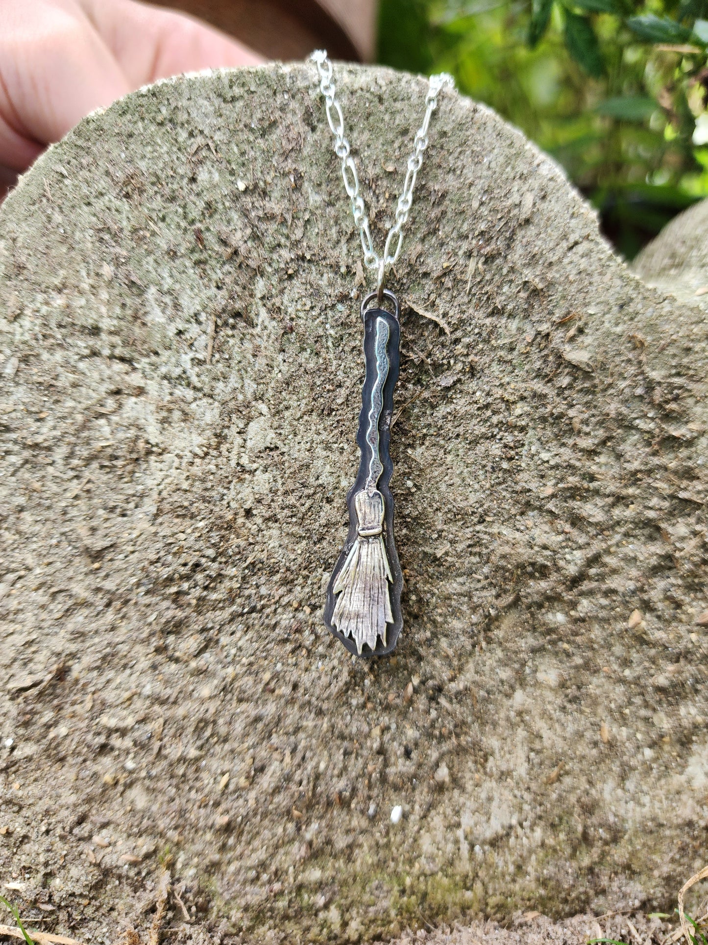 Witch's Broom Pendant