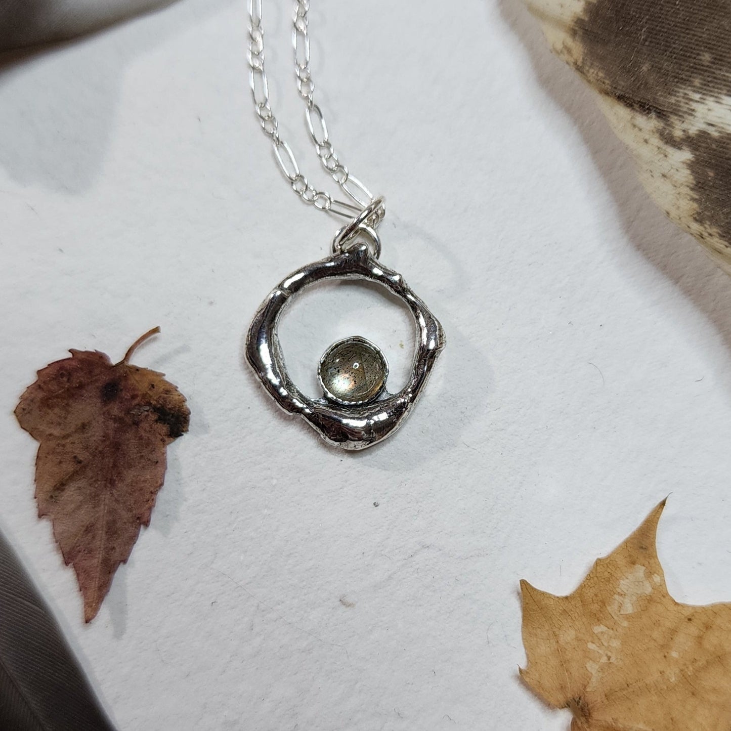 Molten and Labradorite Pendant #01