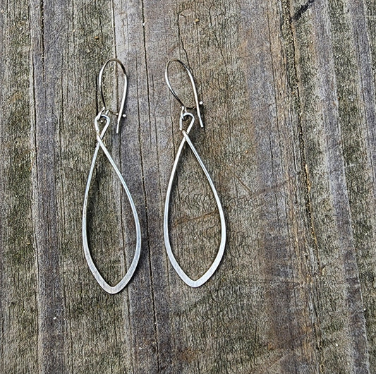 Elongated Oval Earrings