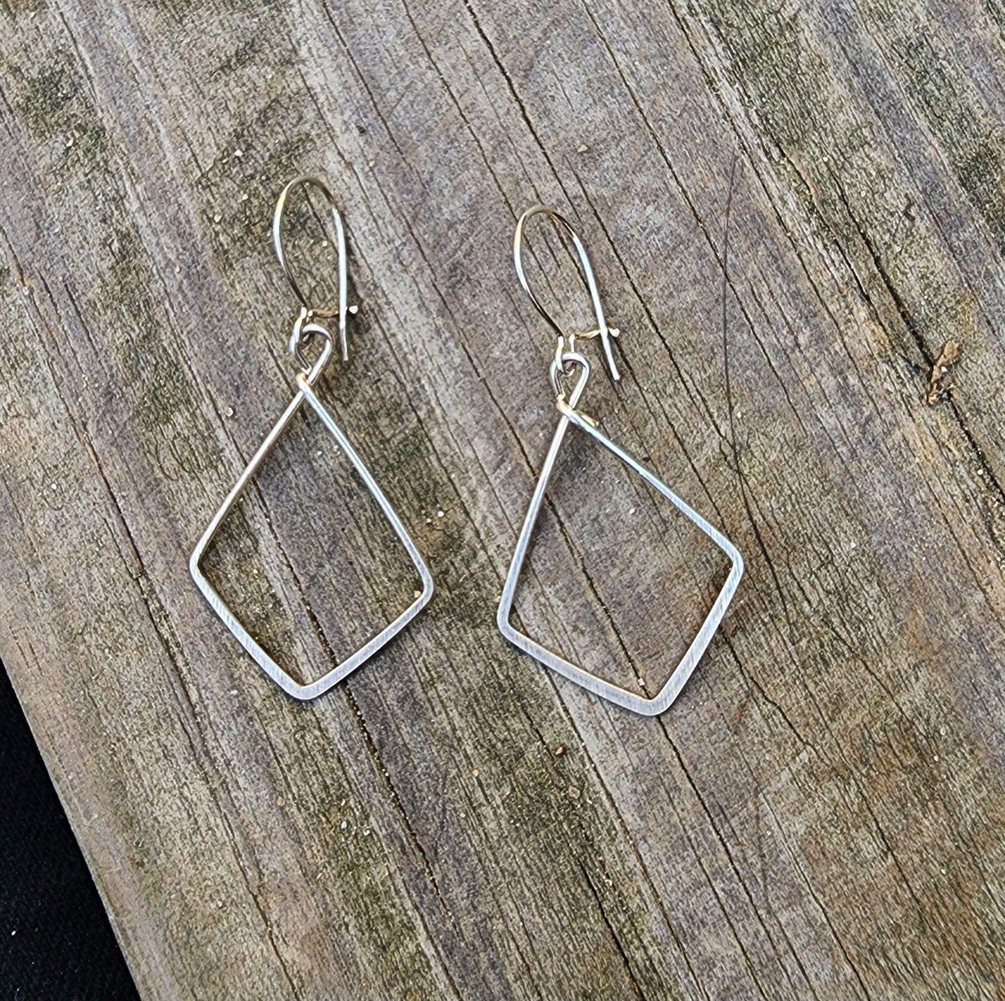 Geometric Diamond Earrings