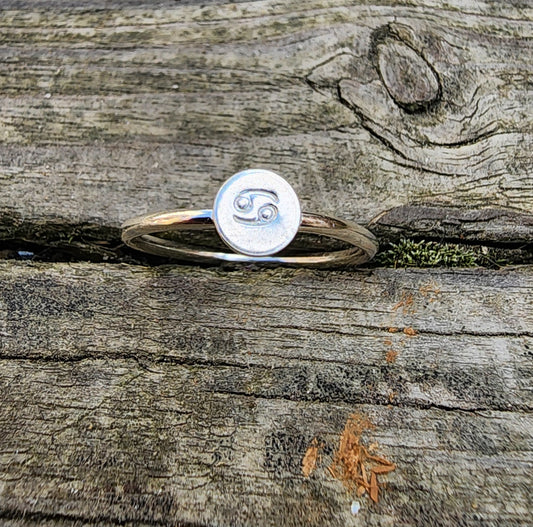 Cancer Stacking Ring