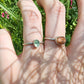 Green tourmaline Stacking Ring- Size 4.5