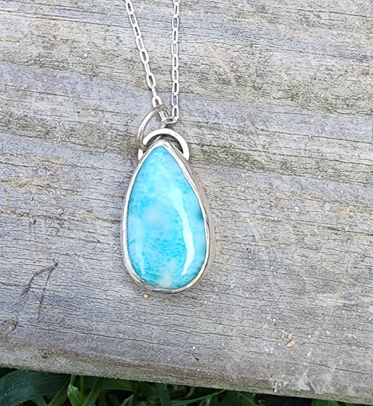 Larimar Pendant #02