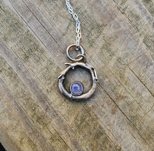 Molten Pendant with Tanzanite #01