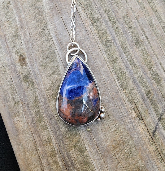 Sodalite Songbird Pendant