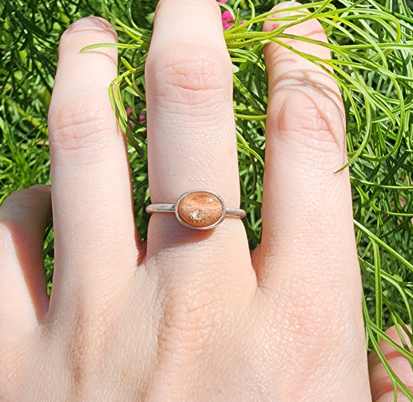 Sunstone Stacking Ring- Size