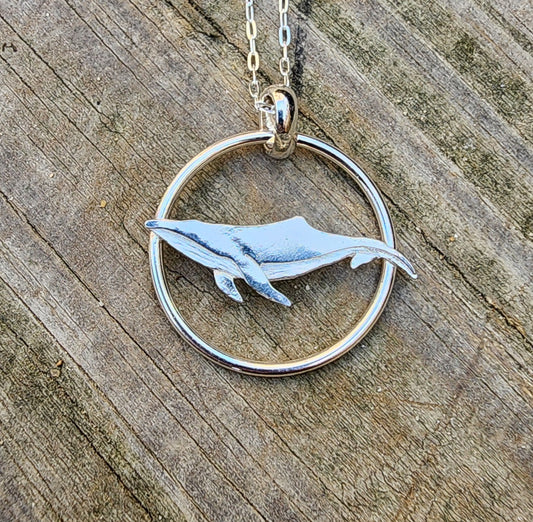 Whale Pendant- Medium