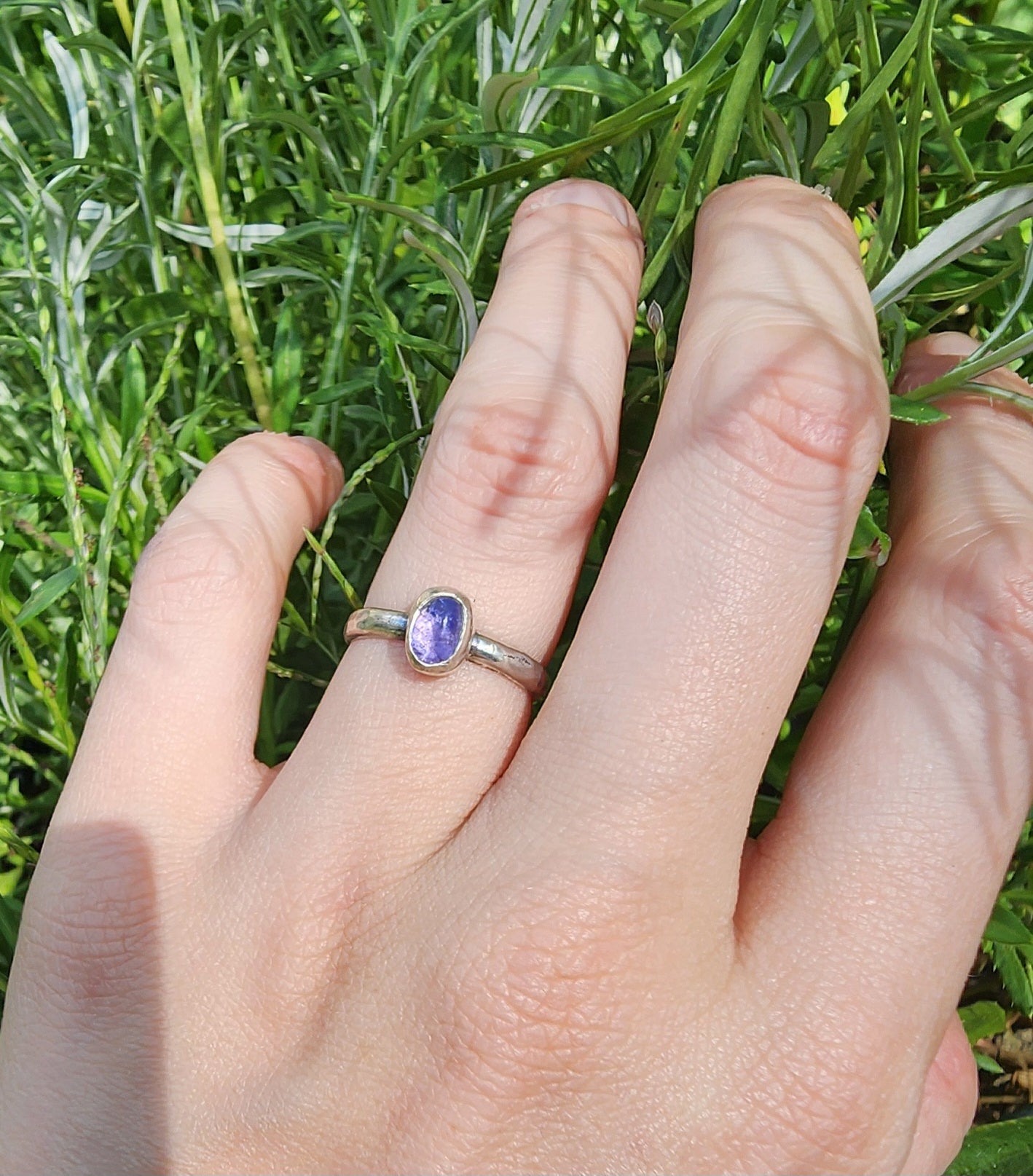 Tanzanite Stacking Ring- Size 5.75