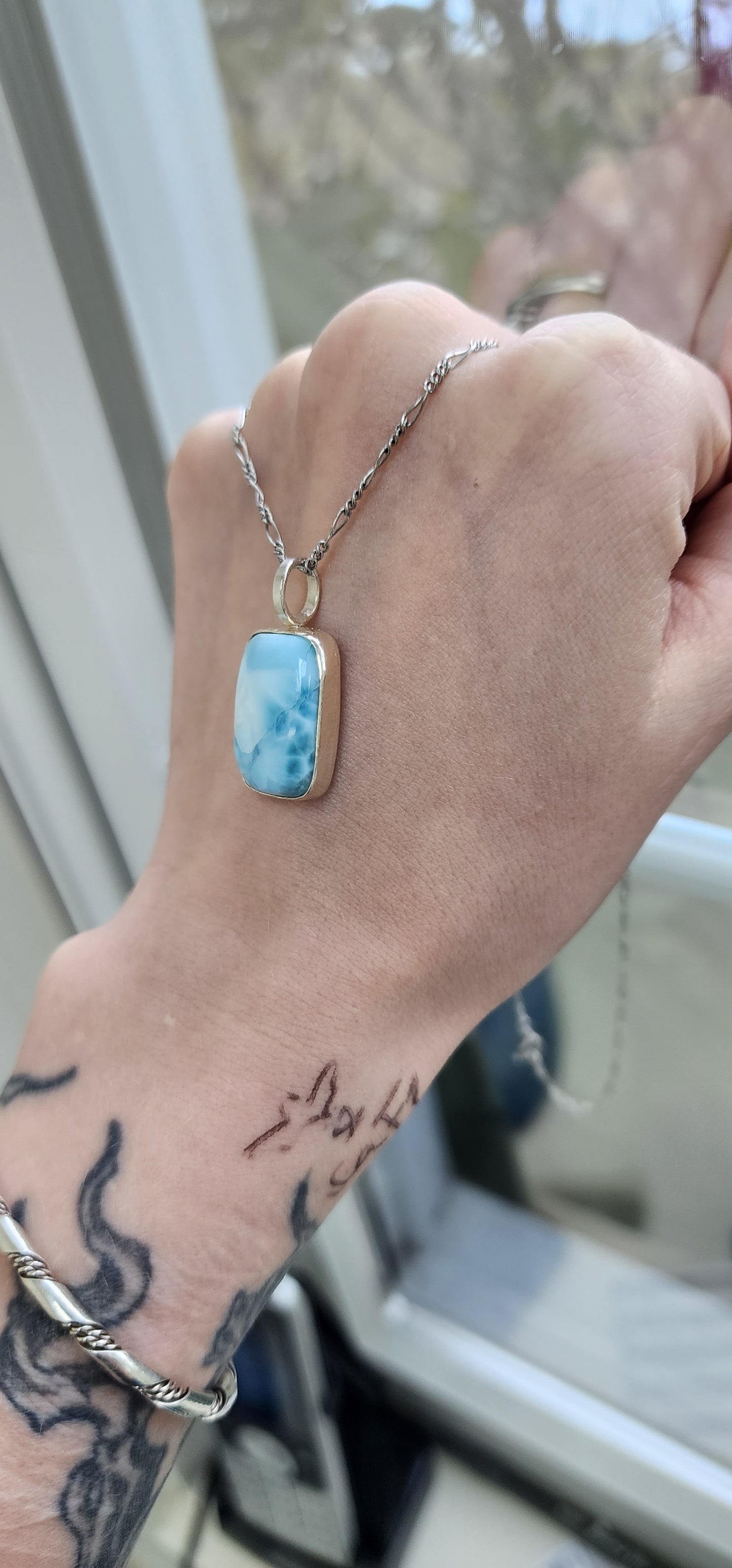 Larimar Pendant #01