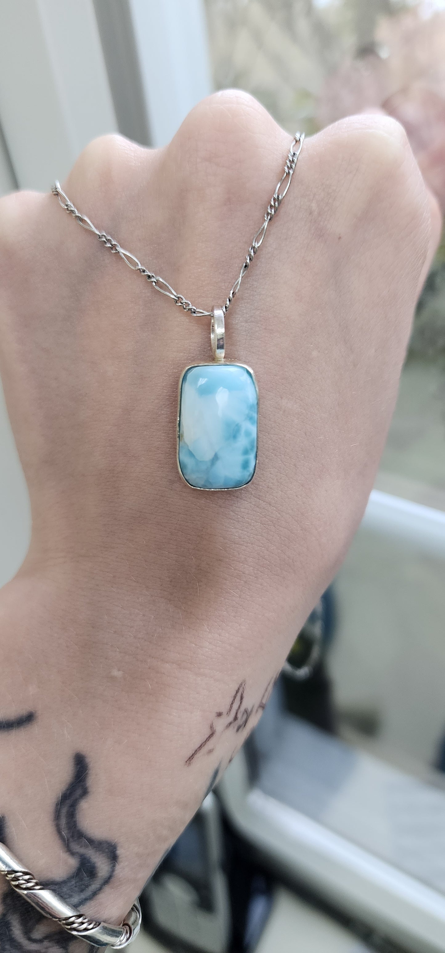 Larimar Pendant #01