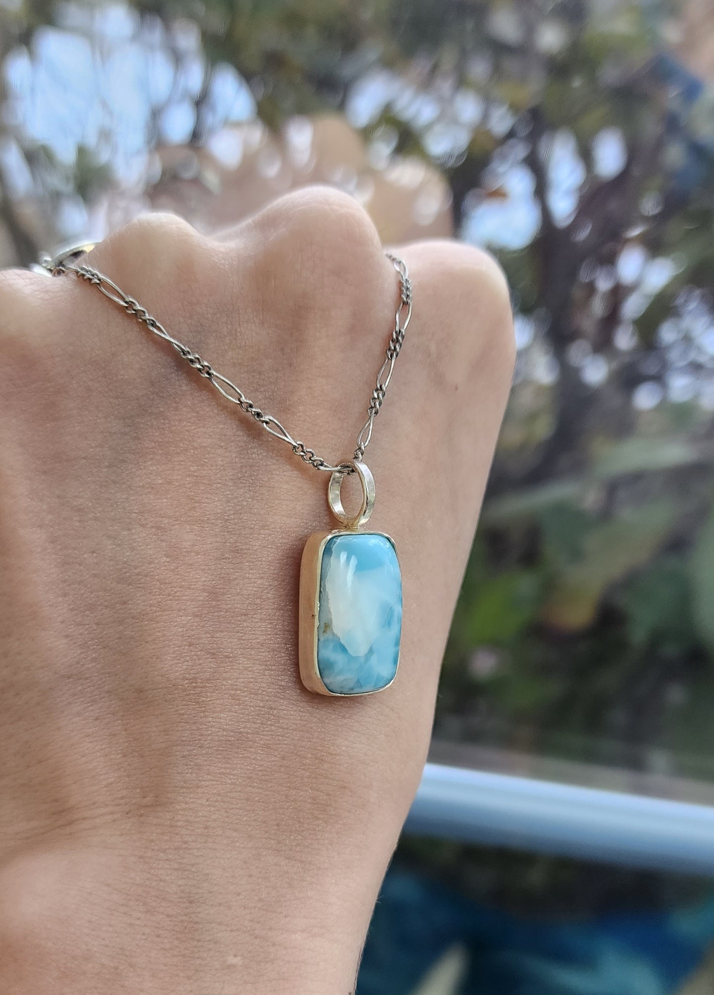 Larimar Pendant #01